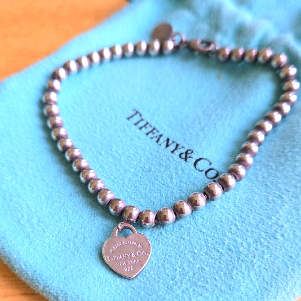 Tiffany & Co. Silver Beaded Bracelet